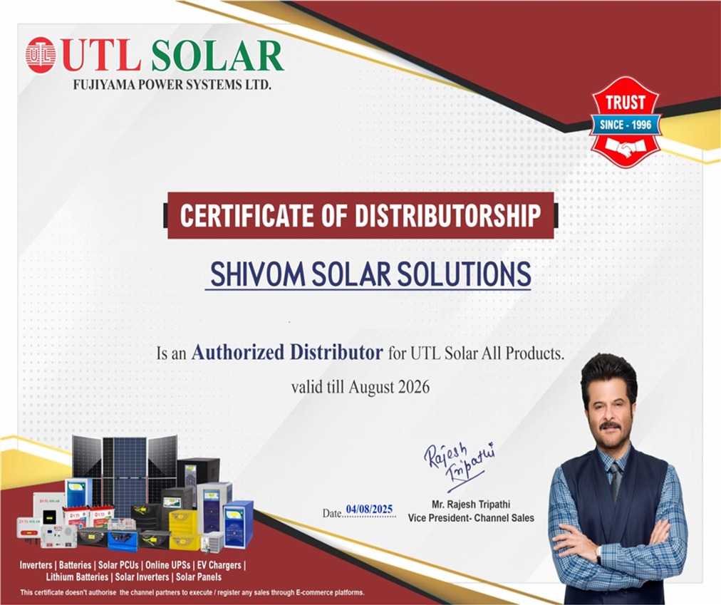 Certificate of Distributorship